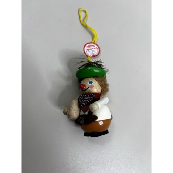 VTG 3" Steinbach Oktoberfest Wooden Christmas Ornament Handmade Germany Beer NWT - Picture 8 of 12